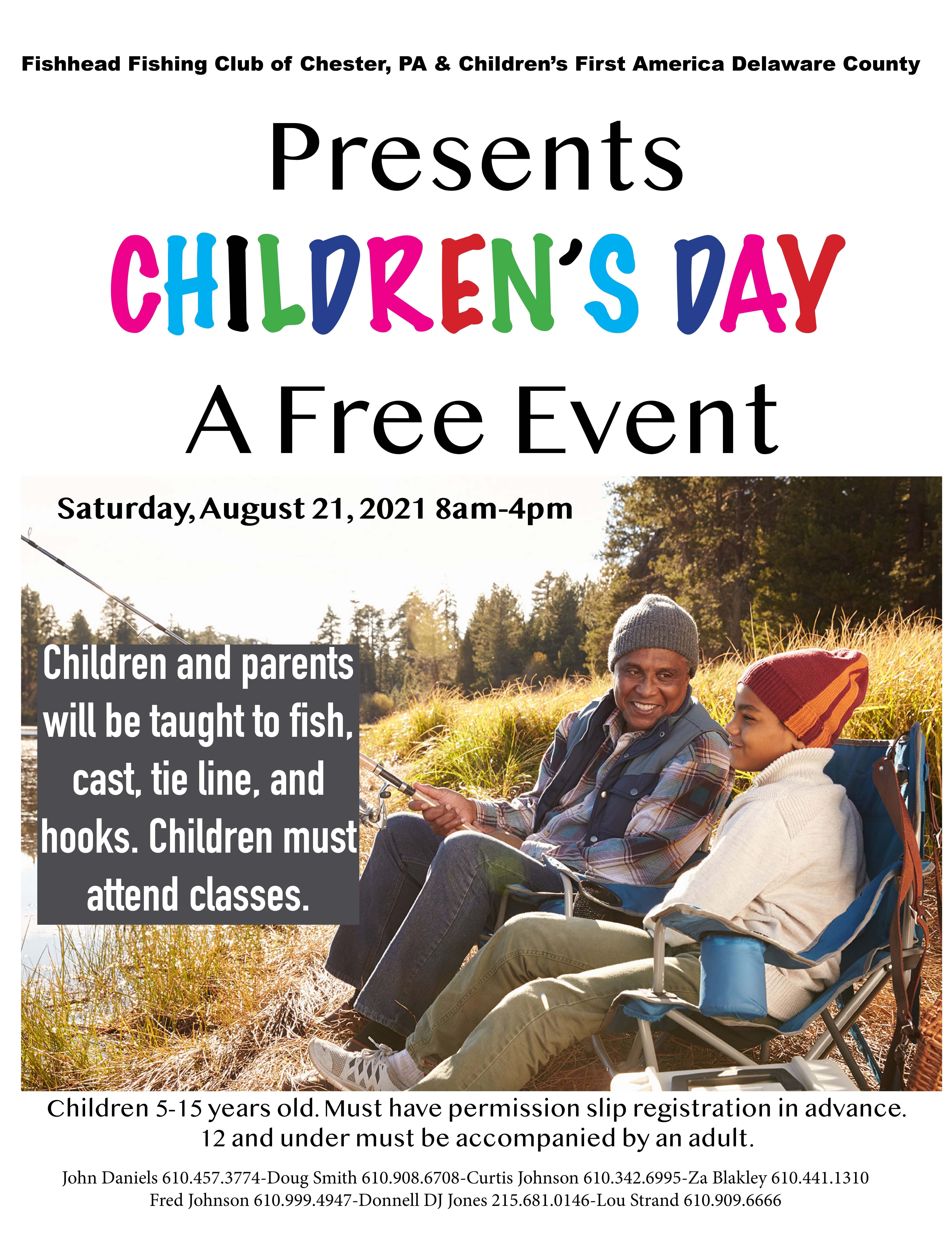Free Fishing event for children in Chester
